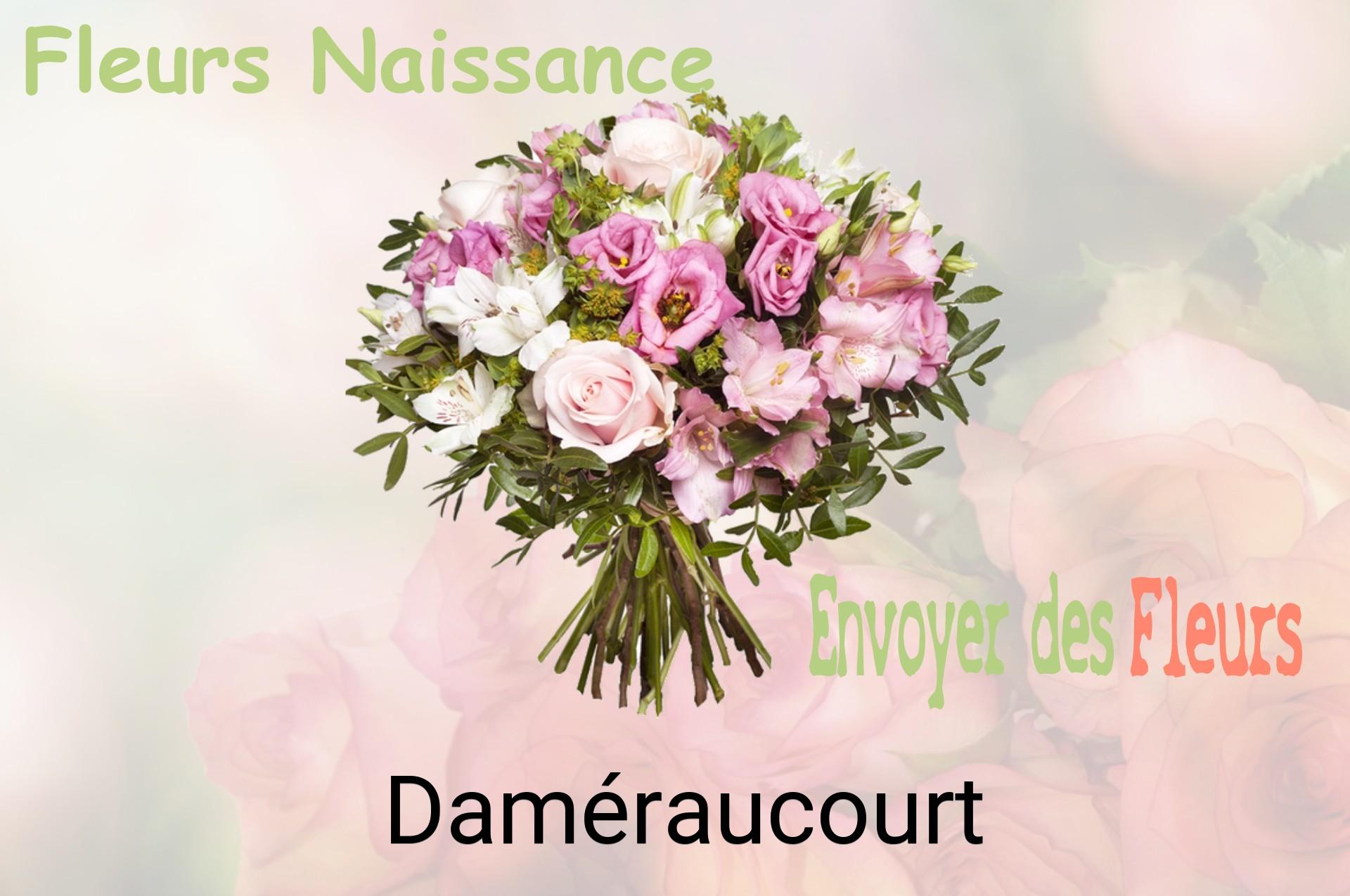 Bouquet de fleurs de naissance livré à Daméraucourt
